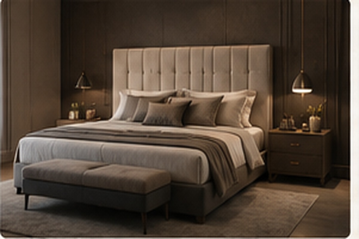 Luxury customised bedroom and bed